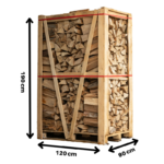Bois de chauffage 100% Hêtre, L.33cm, 3 stères – Image 3