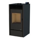 Poêle mixte hybride ventilé bois granules - BRONPI Hybrid 10 kW – Image 2