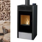 Poêle mixte hybride ventilé bois granules - BRONPI Hybrid 10 kW – Image 3