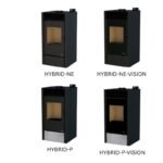 Poêle mixte hybride ventilé bois granules - BRONPI Hybrid 10 kW – Image 4