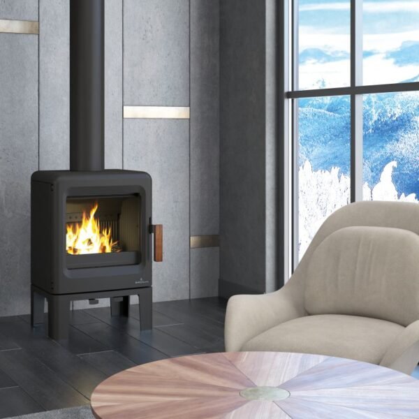 Poêle à bois BRONPI Lira étanche en fonte - 5 kW