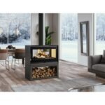 Poêle à bois 2 vitres - FIREMATIC Ottawa - S 12.6 kW