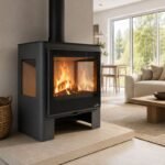 Poêle à bois 3 vitres raccordable - BRONPI Loreto 10 kW – Image 2