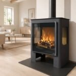 Poêle à bois 3 vitres raccordable - BRONPI Loreto 10 kW
