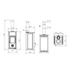 Poêle à bois - LA NORDICA Tea.16 7 kW – Image 4
