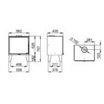 Poêle à bois sur pieds - BRONPI Arus 9.5 kW – Image 9