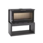 Poêle à bois raccordable avec bûcher - FIREMATIC Toronto - S 12.6 kW – Image 4