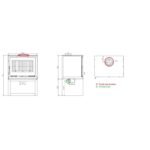 Poêle à bois raccordable avec bûcher - FIREMATIC Toronto - S 12.6 kW – Image 6